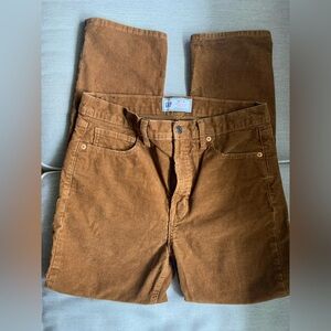 GAP Caramel Brown Corduroy Pants